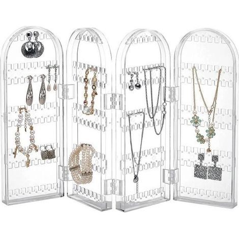 Porte bijoux vertical Présentoir boucles d'oreilles/bijoux (1/4)