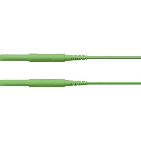Schützinger Puntali di sicurezza Spina 4 mm Spina 4 mm 200.00 cm Verde 1 pz. (1/2)