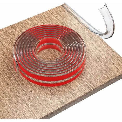 2M Protection Table Bebe Transparente Coin de Table Protection Bebe, Protege Angle et Bord, Bande Autocollante Non Toxique sans Odeur pour Sécurité Bebe Maison, Lefou (1/5)