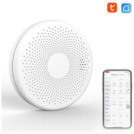 Wifi 2 in 1 Smart Carbon Monoxide Smoke Detector Co Gas Sound Detector Strobe Light Alarm Function (1/5)