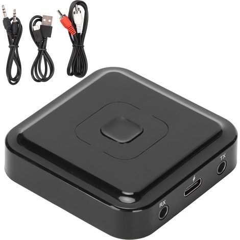 Transmetteur Récepteur Bluetooth 5.0 Kit Mains Libres Voiture Réduction Bruit Adaptateur Audio Sans Fil Aux (1/5)