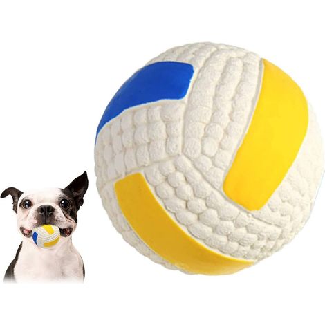 Balles en latex souple et couinantes pour chiens de petite, moyenne et grande taille. Balles interactives flottantes et rebondissantes pour chiens à mâcher doux, idéales pour les sports aquatiques et  (1/4)