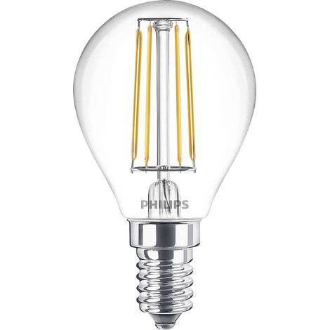 PHILIPS LED Classic 40W Spherique E14 Blanc Chaud Non Dimmable