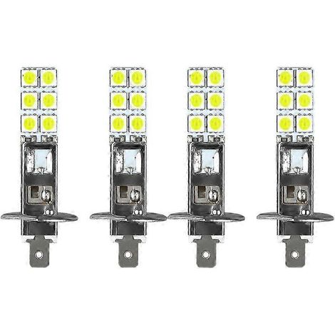 Kit de 4 phares LED H1 6000K Super Blanc 80W pour feux antibrouillard et de route (1/5)