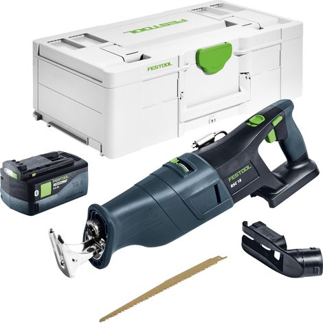 Festool RSC 18 EB-Basic Akku Säbelsäge 18 V Brushless + 1x Akku 5,0 Ah + Systainer - ohne Ladegerät