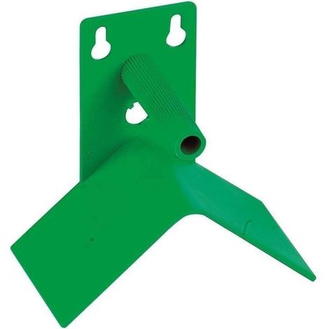 Posa Pájaros Universal PVC 10x6x9 cm, Verde - Soporte para Pájaros y Aves