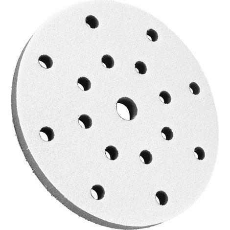 Pneumatischer/elektrischer Vakuumpolierer, universeller Schwammaufsatz, 15 cm (6 Zoll) perforierter Schleifaufsatz mit Klettverschluss (1/5)