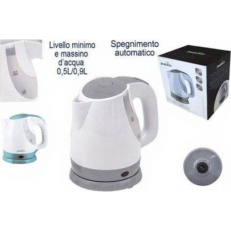 Bollitore elettrico 1 L bianco 1300W