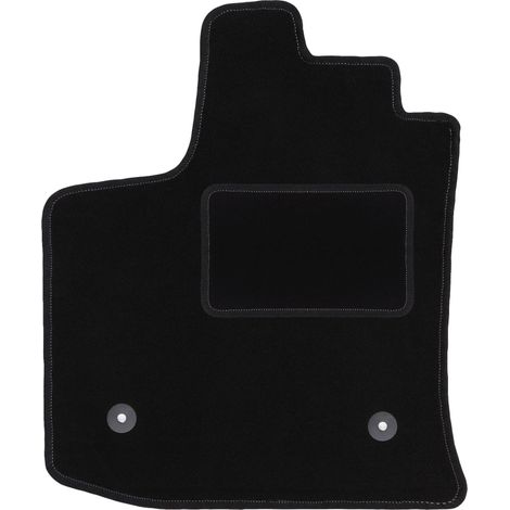 Alfombrilla de conductor negra para: Dacia Lodgy minivan (2012-)