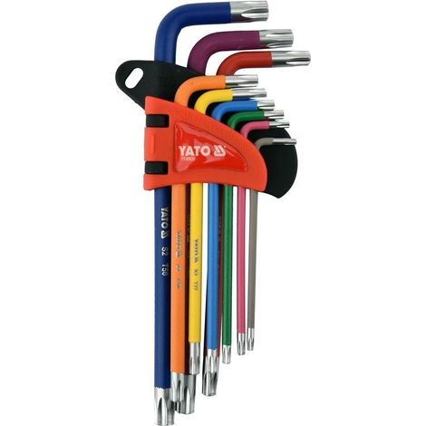 Set di chiavi Torx TR T10-T50, 9 pezzi, YT-05633 Yato (1/5)