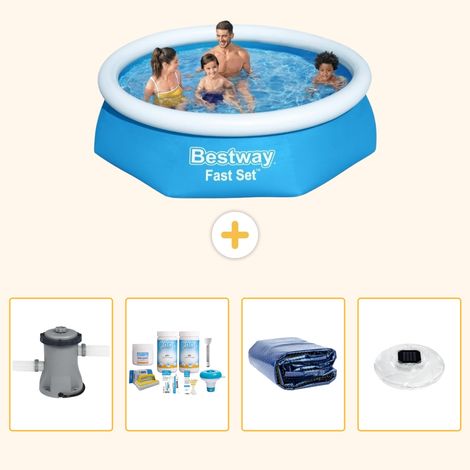 Bestway Bestway Fast Set Ronde - 244x61 cm - 5-pièces S228 (1/5)