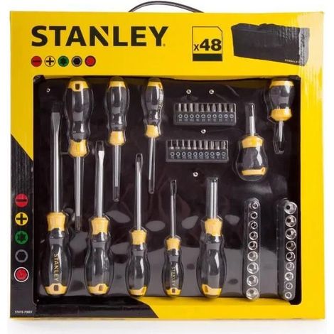 Stanley - jeu d'embouts, de tournevis et de douilles de 48 pièces STHT0-70887 (1/3)
