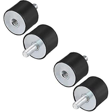 Lot de 4 pièces M8 Thread avec Studs 40mm x 30mm caoutchouc Mounts (1/5)