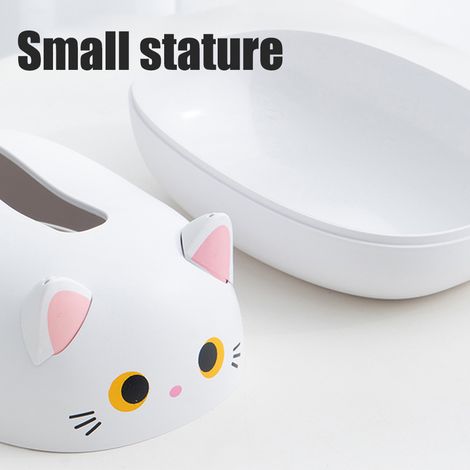 Boîte à Mouchoirs Chat Mignon pour Bureau, Rangement de Serviettes en Papier, Déco Maison Organiseur (1/5)