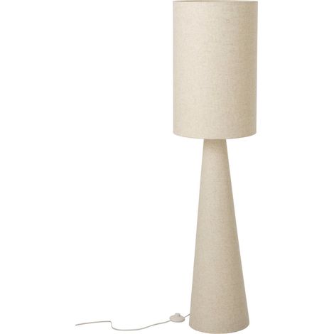 Lampadaire beige en tissu au charme doux - beige (1/4)