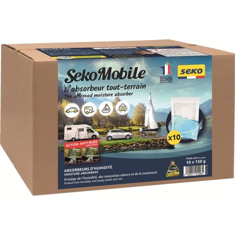 Lot de 10 absorbeurs d'humidité SekoMobile 10x150gr (1/2)