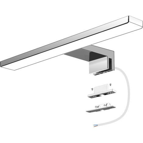 LED Bathroom Mirror Lights 6W 600 Lumens, 30cm Bathroom Light Cool White 6000K, IP44 Waterproof Bathroom Wall Light for Mirror, No Flickering Furniture Lighting (1/5)