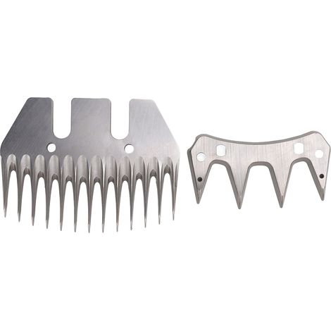 Ersatzklingen für Schafscheren, aus professionellem Edelstahl, präzise gefertigt, elektrisch effizient, gerade für 13 Zähne (1/5)