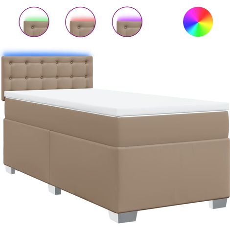 Maison Exclusive - Boxspringbett Matratze Cappuccino-Braun 100x20