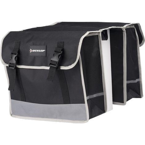 Dunlop - Bolsa/alforja doble para el maletero de la bicicleta