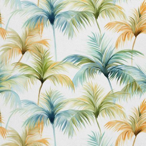 Tissu d'ameublement extérieur Oxford - motif végétal - DX2078 (1/5)