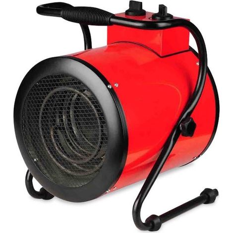 GSC – Chauffage de chantier électrique 3000W – Acier inoxydable – Protection IP24 – Pour espaces industriels – Température réglable