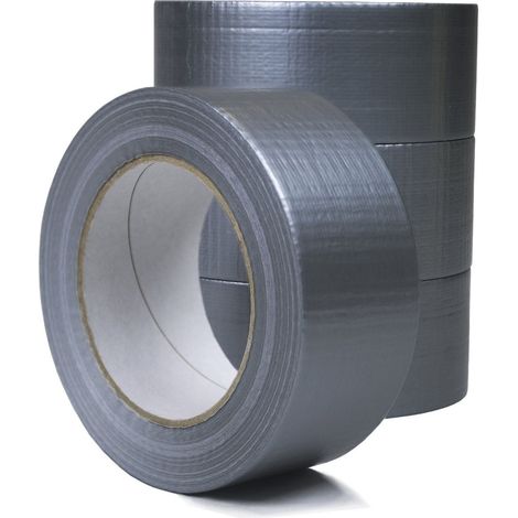 12 Rollen 48 mm x 50 m Panzertape Gewebeband Klebeband Steinband Tape Grau