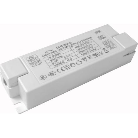Transformateur LED 1200mA 50W Bornier EagleRise LS-50-1200 LI2 FS