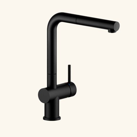 Robinet Douchette noir JUNE avec traitement surface Antibactérien (1/3)
