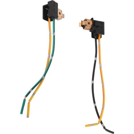 Prise d'ampoule, adaptateur femelle H1, 2 pièces prise d'ampoule de lampe de phare prise de faisceau de câblage connecteur prise adaptateur ligne pour ampoule H1 (1/4)