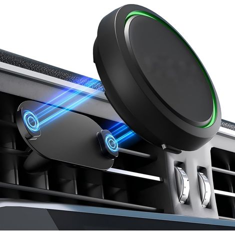 Magnetische Autohalterung für OOONO CO Driver NO2, magnetische Lüftungshalterung aus Metall, kompatibel mit OOONO 2, stabiler Halt, Anti-Herunterfallen-Autozubehör
