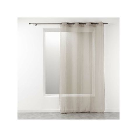 Panneau à oeillets Telma - L 240 x l 140 cm - Taupe - Livraison gratuite (1/3)