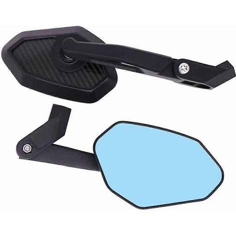 Rétroviseurs latéraux réglables en aluminio plegables en fibra de carbono para moto, estilo aventura (1/5)