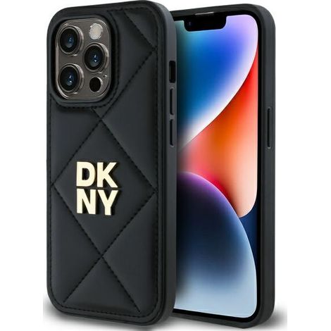 Dkny DKHCP14XPQDSLK iPhone 14 Pro Max 6.7 nero/nero Logo Stack trapuntato (1/5)