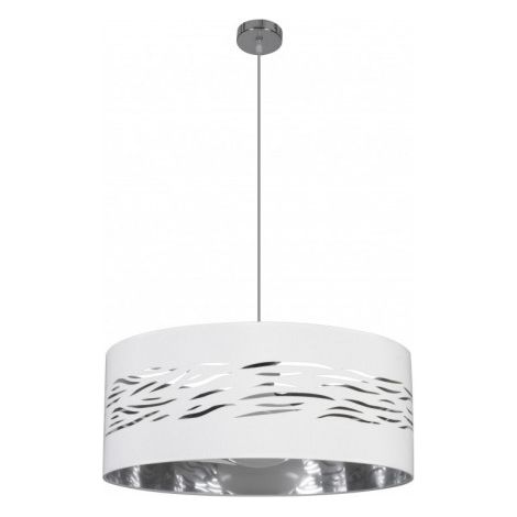 FABRILAMP Fog Pendelleuchte 1xE27 Chrom White Silber 50D