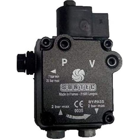 Bomba con Electroválvula Quemador Gasóleo Suntec AS47A1536 / ASV47A1636  Rotación Derecha  Salida Derecha  Alta Precisión