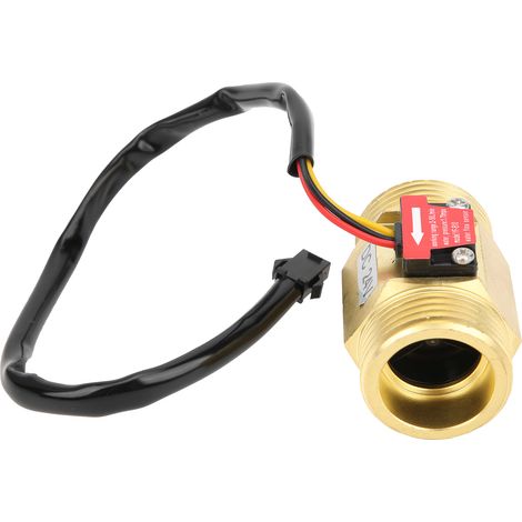 YFB10 Hall-Durchflussmesserschalter G1in Wasserdurchflusssensor Turbinenzähler DC24V 250 l/min (1/5)