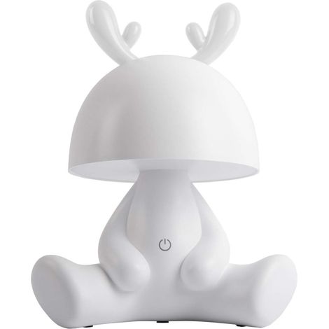 Veilleuse LED enfant rechargeable avec bois RENNE (1/4)