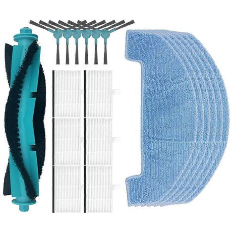 Pièces détachées pour aspirateur Conga 7690 Immortal Max / Lubluelu L15 / IRBIS Bean 0421 / MONSGA MS1 MAX : brosse, filtre et chiffon de nettoyage.