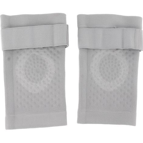 Genouillère auto-chauffante, manchon de soutien thermique anti-froid, protection articulaire grise pour hommes et femmes (1/5)