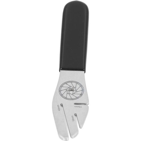 Outil d'alignement du Rotor de disque de vélo, clé de frein de vélo en acier inoxydable avec 3 fentes pour (1/5)