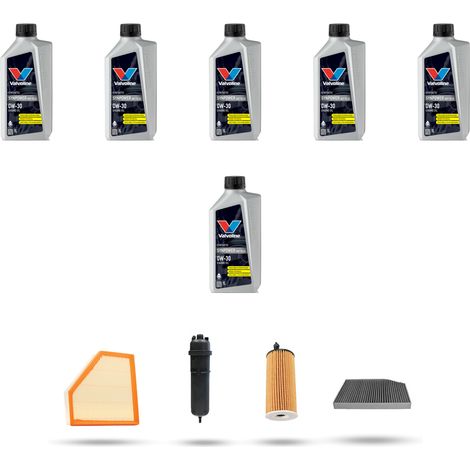 Kit tagliando 4 FILTRI e 6L OLIO compatibile con Bmw serie 3 (G20, G21,G80) 318d 110kw dal 2018 (1/5)