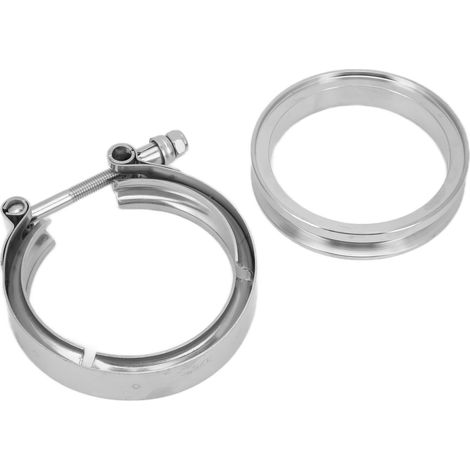 Bride 4 pièces Collier V-Band Bride Échappement Turbo S200 S300 SXE S257 S366 Kit Remplacement (1/5)
