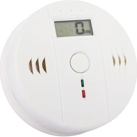 Tera® Détecteur de Monoxyde de Carbone CO Alarme Avertisseur Certifié CE (1/4)