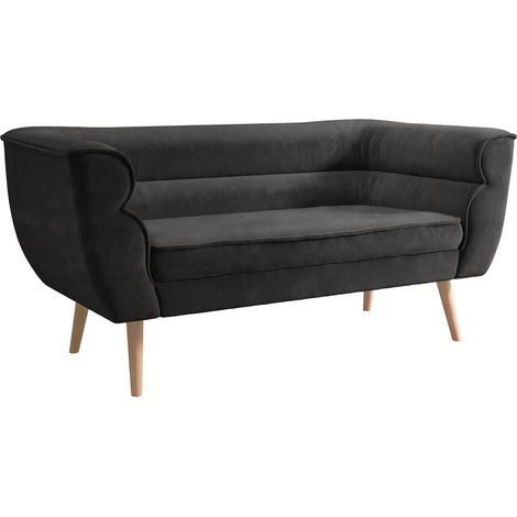 Sofá Glenview 101, Kronos 34, 142x74x76cm, Tapiz, Patas: Madera (1/4)