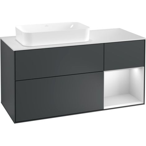 Villeroy & Boch F281MTHG Meuble sous-lavabo Finion F28 (1/2)
