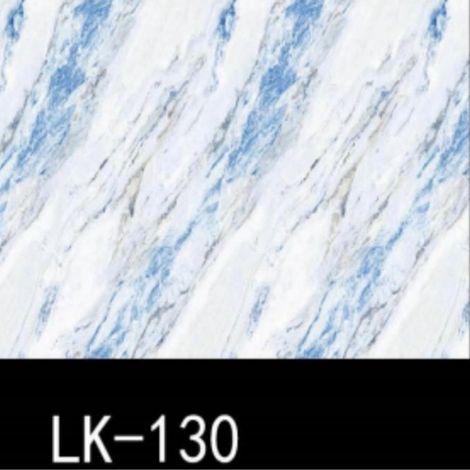 TrAdE Shop Traesio - Pannello Adesivo Effetto Marmo Bianco Con Riflessi Blu 120x300cm Pareti Paraschizzi Stanza -