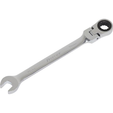 Sealey FHRCW10 Premier Flexi-Head Ratchet Combination Spanner 10mm (1/2)