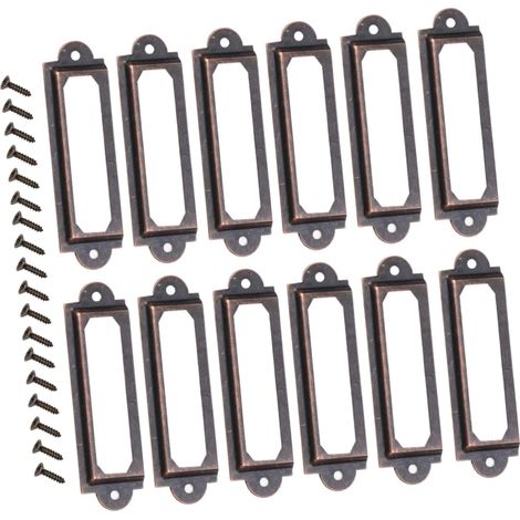 Accessoires ABOOFAN pour étiquettes de tiroir rétro en métal avec (1/5)