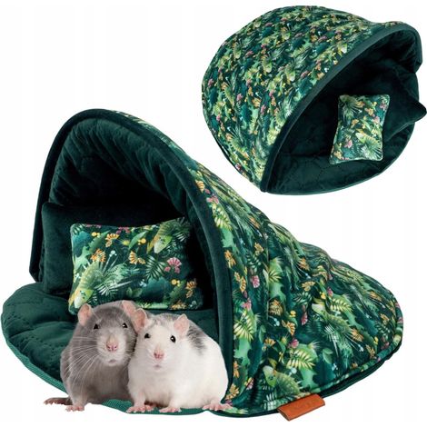 CASETTA, LETTO, GRANDE CONCHIGLIE per roditori, conigli, porcellini d'India 40x25cm (1/5)